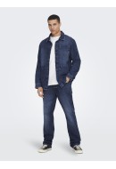 Men Jacket Only&Sons Onssaka 4618 Dark Blue Denim